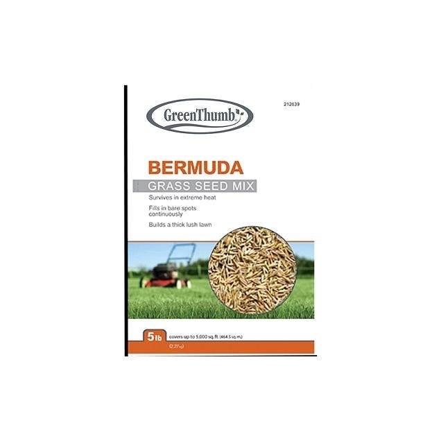 Green Thumb 5 Lb. 1125 Sq. Ft. Unhulled Bermuda Grass Seed