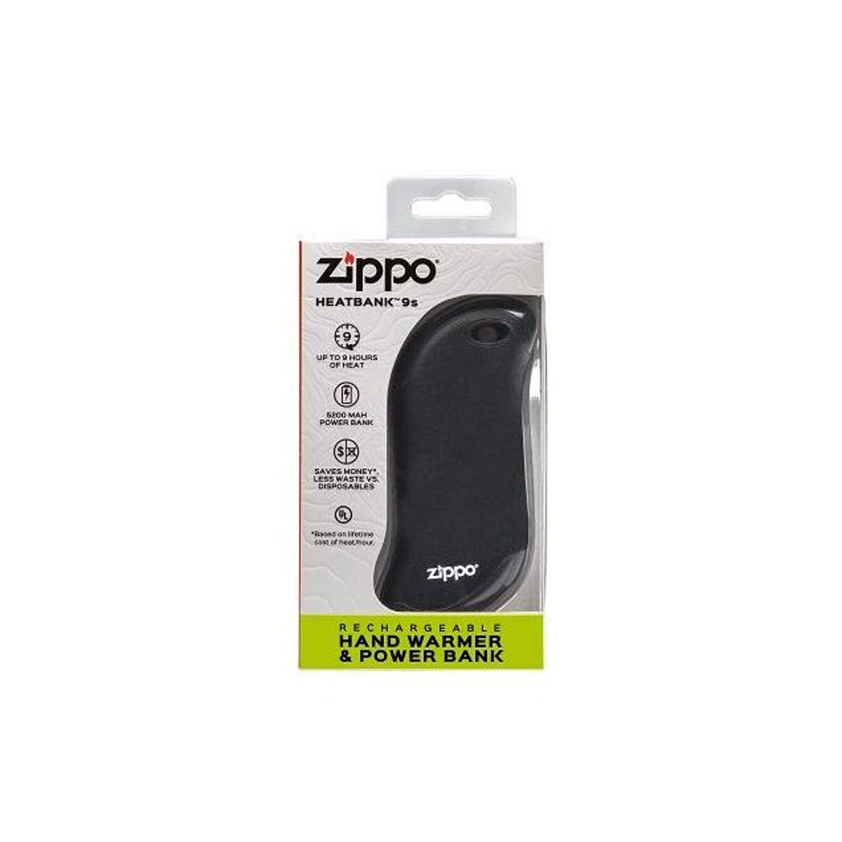 Zippo Black HeatBank 9S Rechargeable Hand Warmer