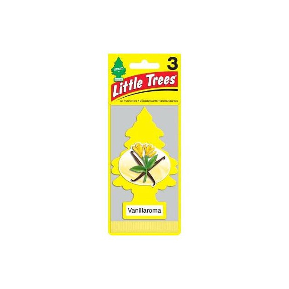 Little Trees Car Air Freshener, Vanillaroma (3-Pack)