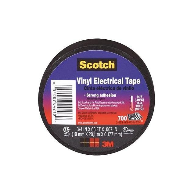 Scotch 0.75 In. x 66 Ft. Medium-Grade Electrical Tape Scotch 0.75 In. x 66 Ft. Medium-Grade Electrical Tape