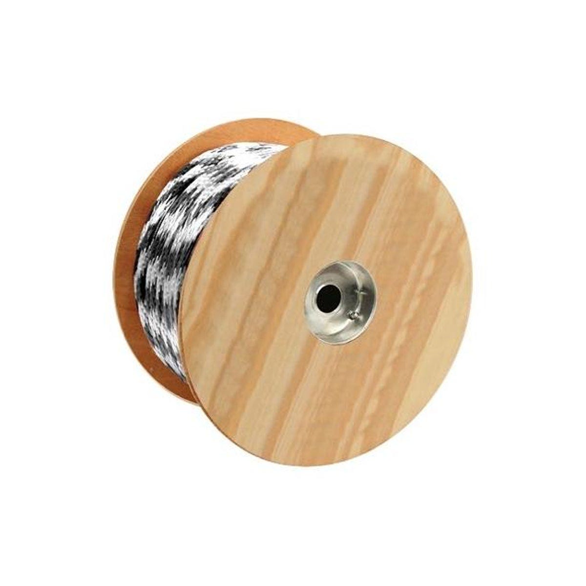 Richelieu 5/8 In. x 200 Ft. Black/White Solid Braid Polypropylene Rope