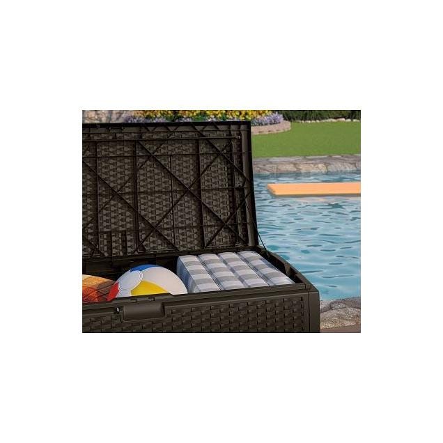 Suncast 73 Gal. Resin Java Deck Storage Box, 46 In. x 21.6 In. x 22.5 In. - photo 3 Suncast 73 Gal. Resin Java Deck Storage Box, 46 In. x 21.6 In. x 22.5 In. - photo 3