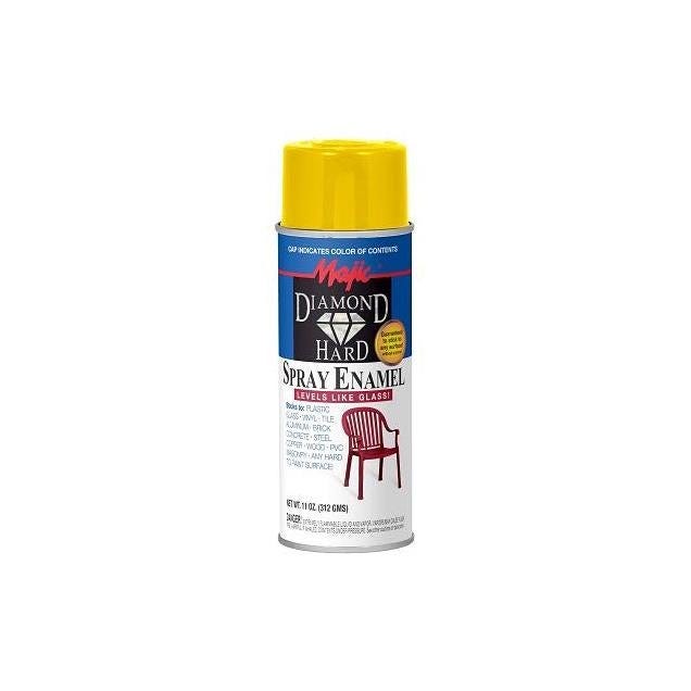 Majic 11 Oz. Gloss Yellow Diamondhard Spray Paint