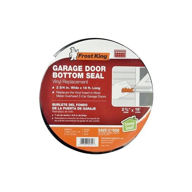 Frost King 2.75 In. x 18 Ft. Garage Door Bottom Weather Seal Frost King 2.75 In. x 18 Ft. Garage Door Bottom Weather Seal