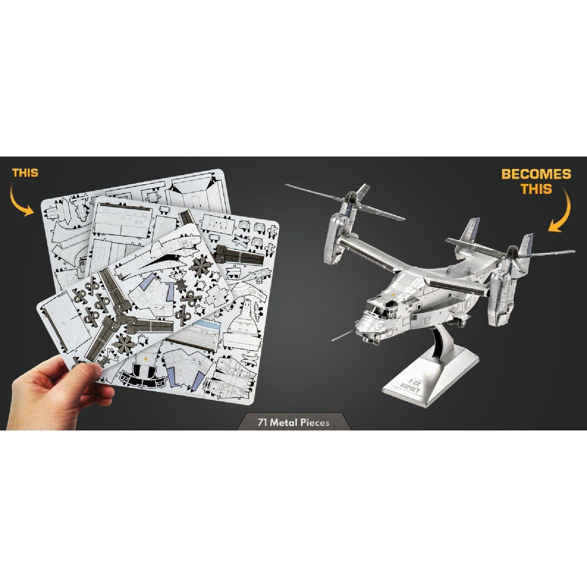 Metal Earth V-22 Osprey Model - photo 3 Metal Earth V-22 Osprey Model - photo 3