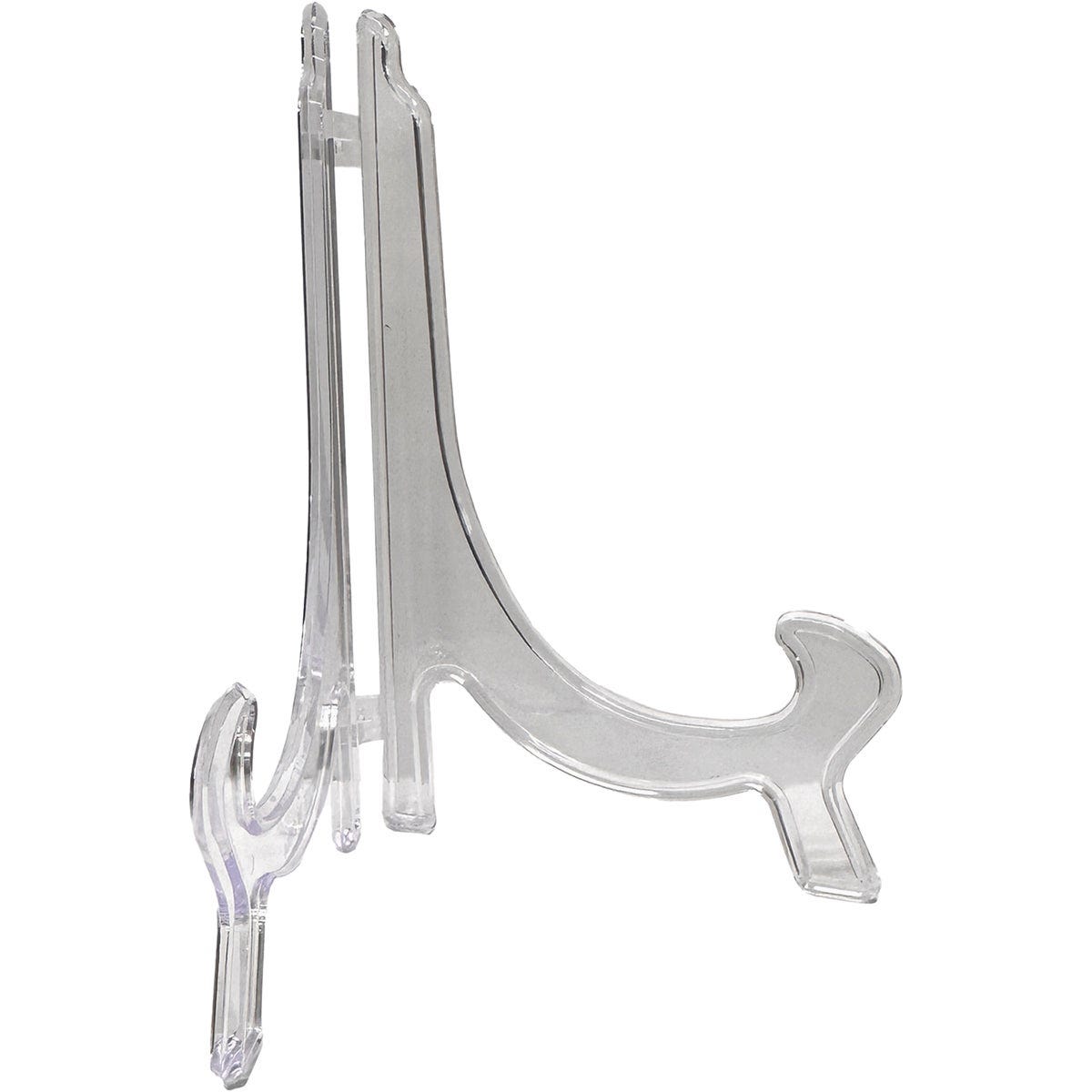 Tripar 6 In. to 10 In. 90 Degree Clear Acrylic Plate Stand