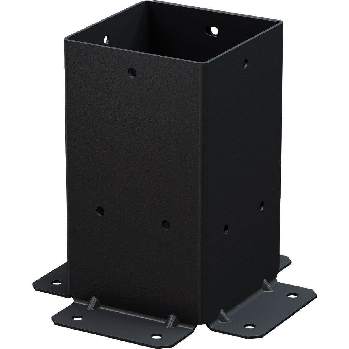 Simpson Strong-Tie Outdoor Accents Sage System Black Powder-Coated Post Base for 4x4 with Screws (2-Pack) - photo 3 Simpson Strong-Tie Outdoor Accents Sage System Black Powder-Coated Post Base for 4x4 with Screws (2-Pack) - photo 3