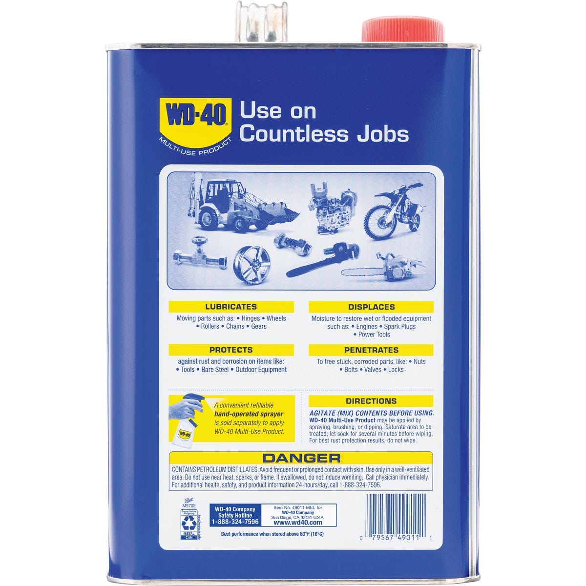 WD-40 Gal. Liquid Multi-Purpose Lubricant - photo 2 WD-40 Gal. Liquid Multi-Purpose Lubricant - photo 2