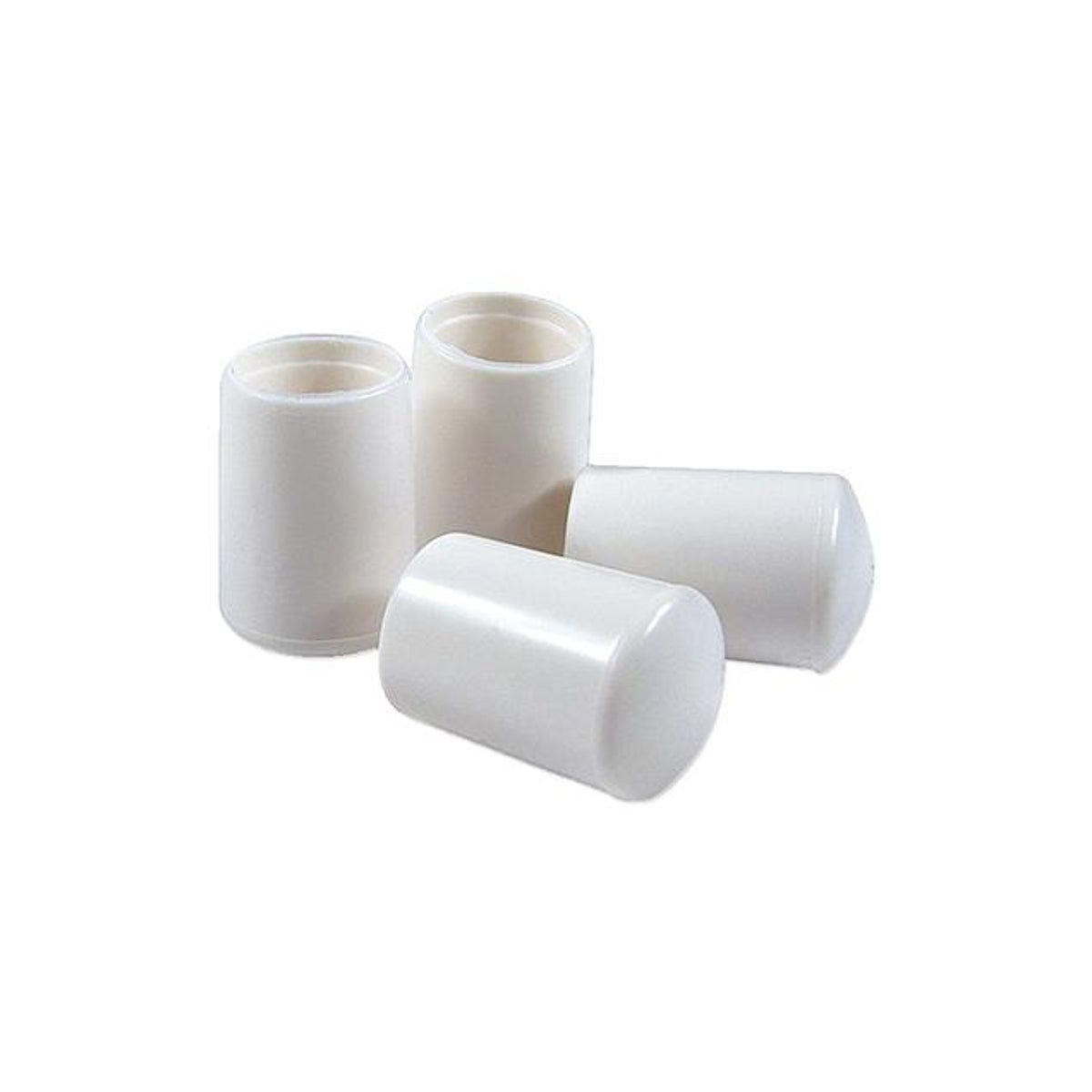 TruGuard 5/8 In. White Vinyl Furniture Leg Tip (4-Pack)