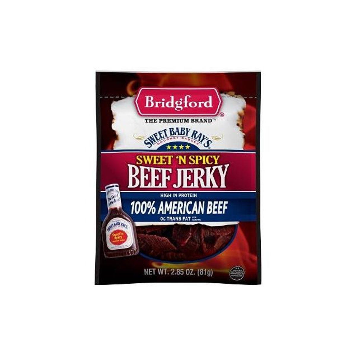 Sweet Bay Ray's 2.85 Oz. Sweet N' Spicy Beef Jerky