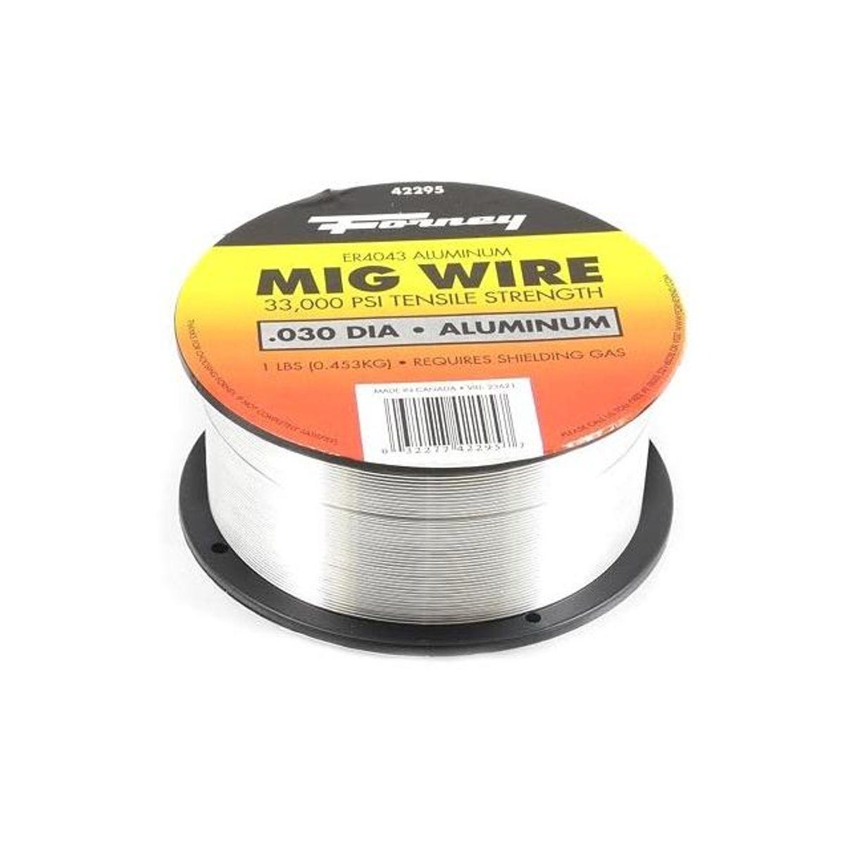Forney ER4043 MIG Welding Wire, 0.030 In., 1 Lb. Forney ER4043 MIG Welding Wire, 0.030 In., 1 Lb.
