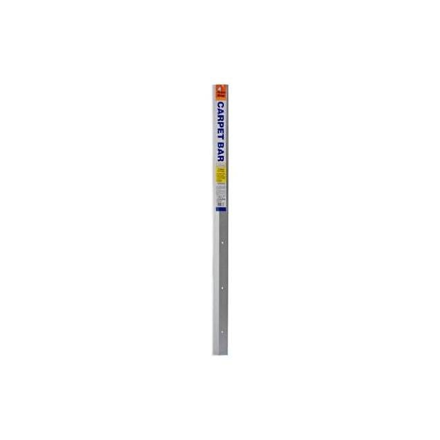Frost King Polished Silver 2 In. x 36 In. Aluminum Carpet Trim Bar