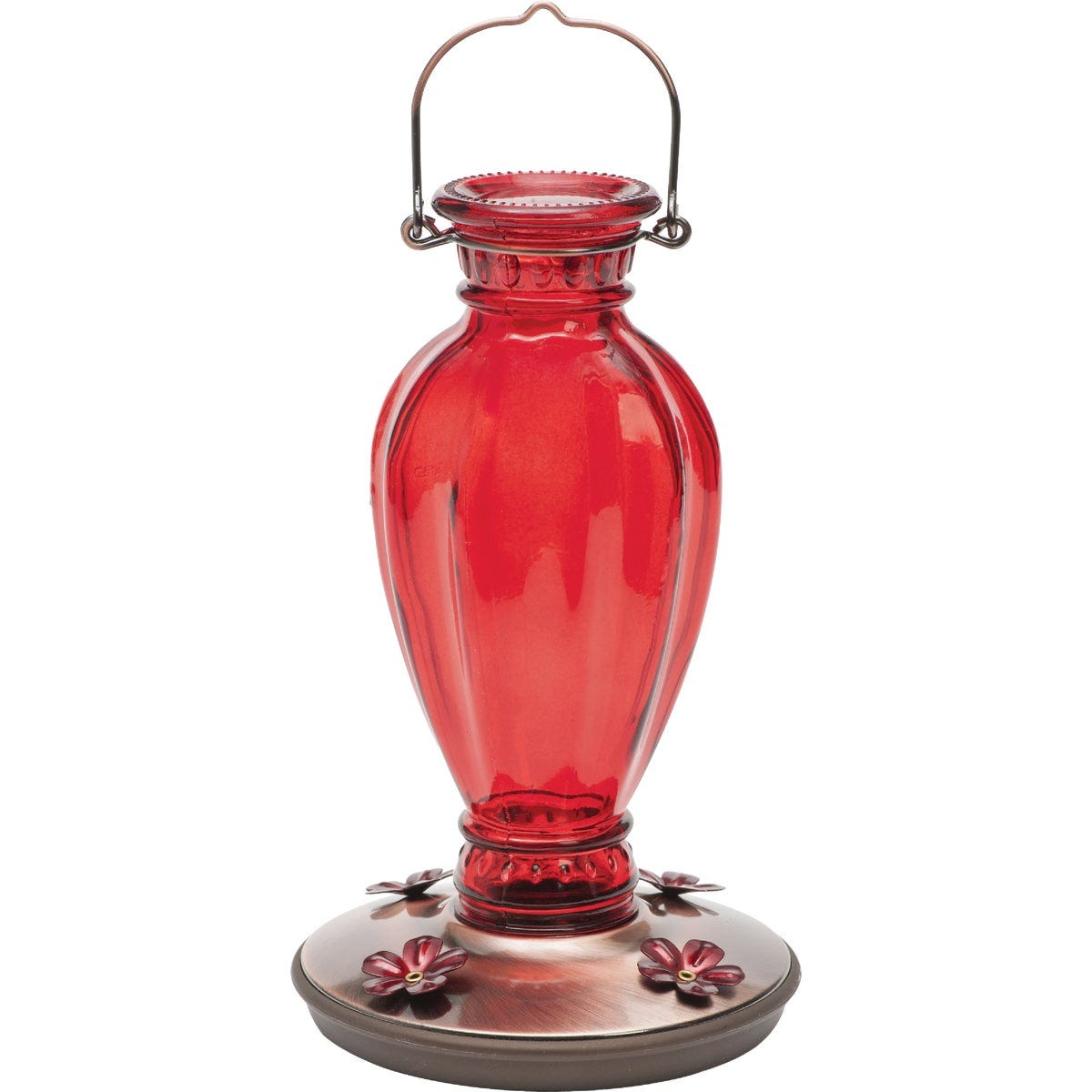 Perky-Pet 18 Oz. Daisy Vase Vintage Glass Hummingbird Feeder Perky-Pet 18 Oz. Daisy Vase Vintage Glass Hummingbird Feeder