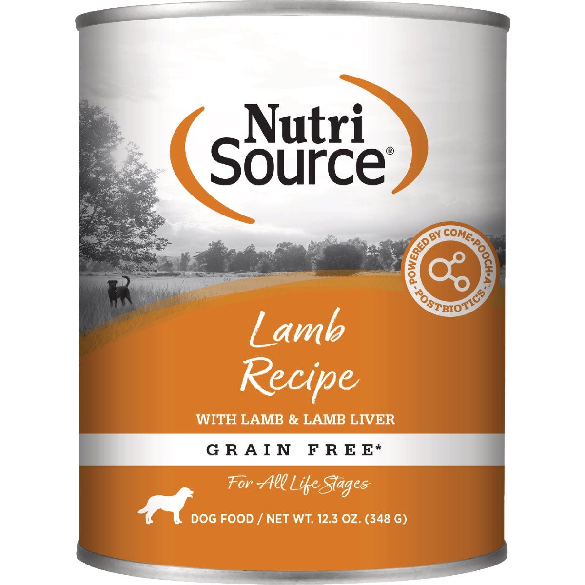 NutriSource 12.3 Oz. Lamb Recipe Grain Free Wet Dog Food