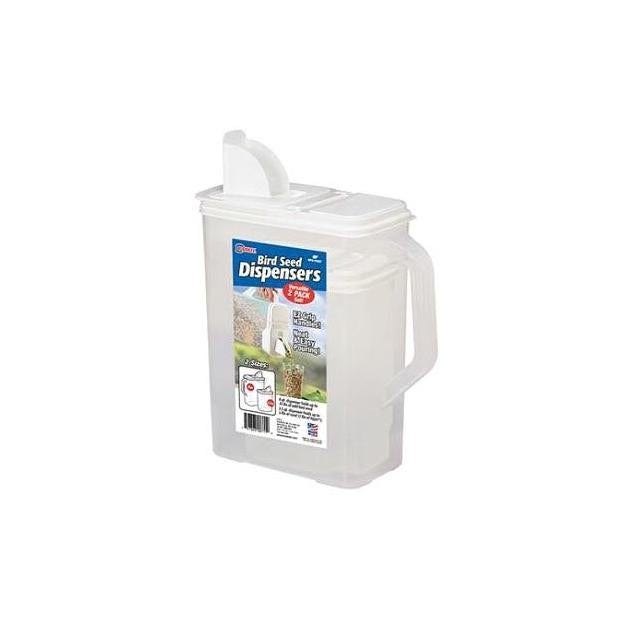 Buddeez 8 Qt. & 3.5 Qt. Bird Seed Dispenser (2-Pack) Buddeez 8 Qt. & 3.5 Qt. Bird Seed Dispenser (2-Pack)