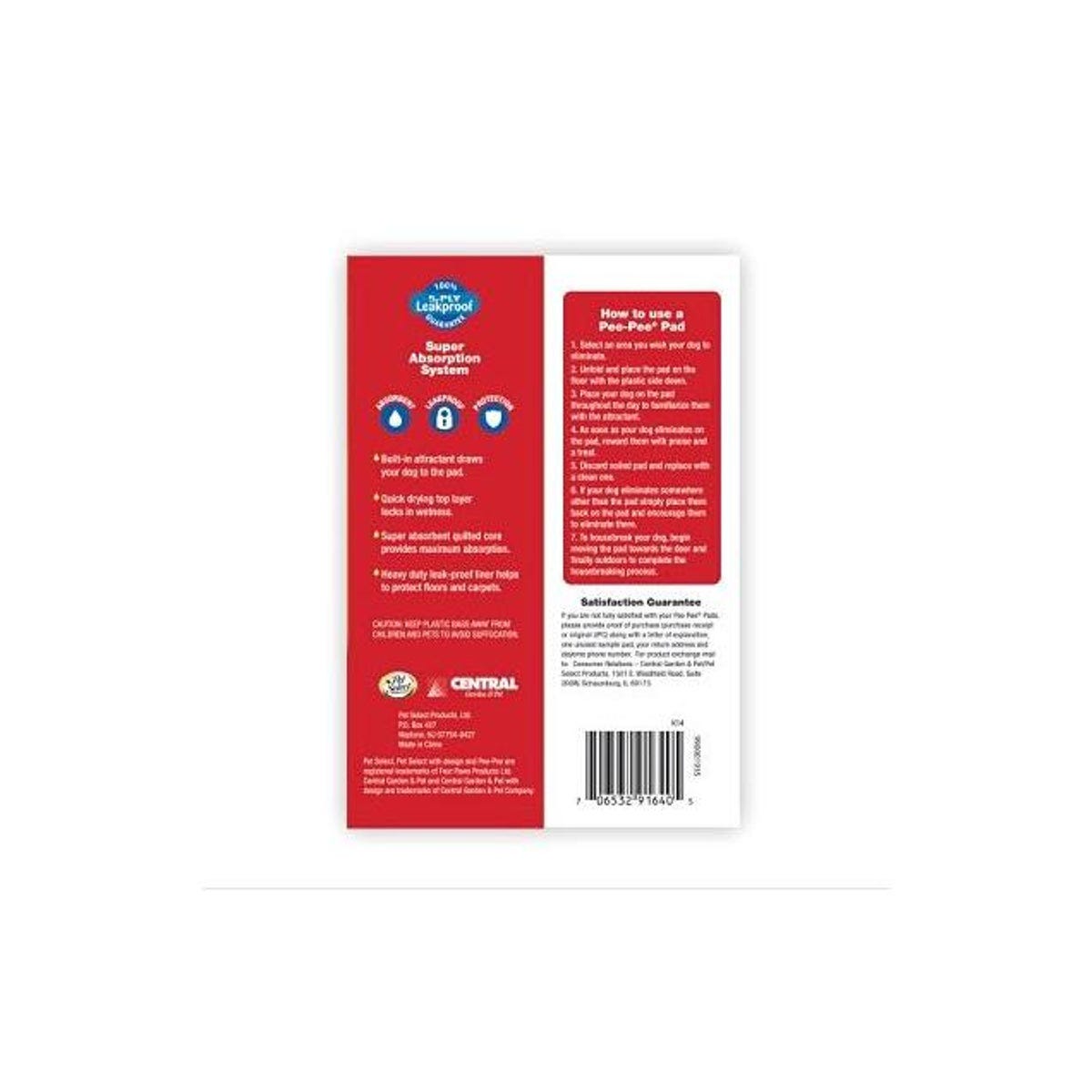 Pet Select 100-Ct. Pee-Pee Pads for Dogs & Puppies - photo 2 Pet Select 100-Ct. Pee-Pee Pads for Dogs & Puppies - photo 2