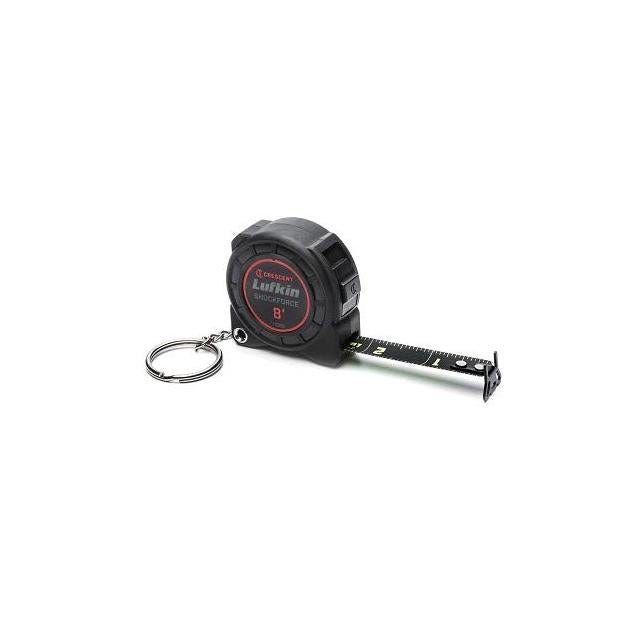 Shockforce 1/2 In. x 8 Ft. Nite Eye Key Ring Tape Measure