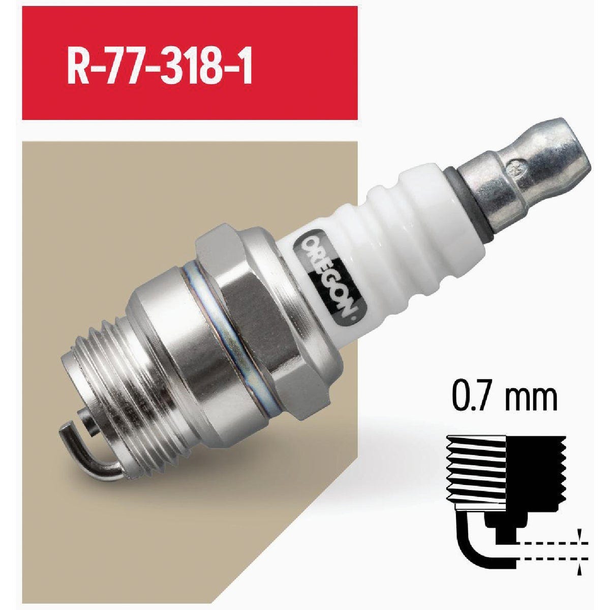 Oregon NGK BPM6F Spark Plug - photo 3