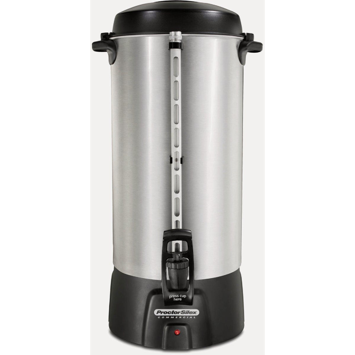 Proctor Silex Commercial 100 Cup Brushed Aluminum Coffee Urn With Cup-A-Minute Brewing