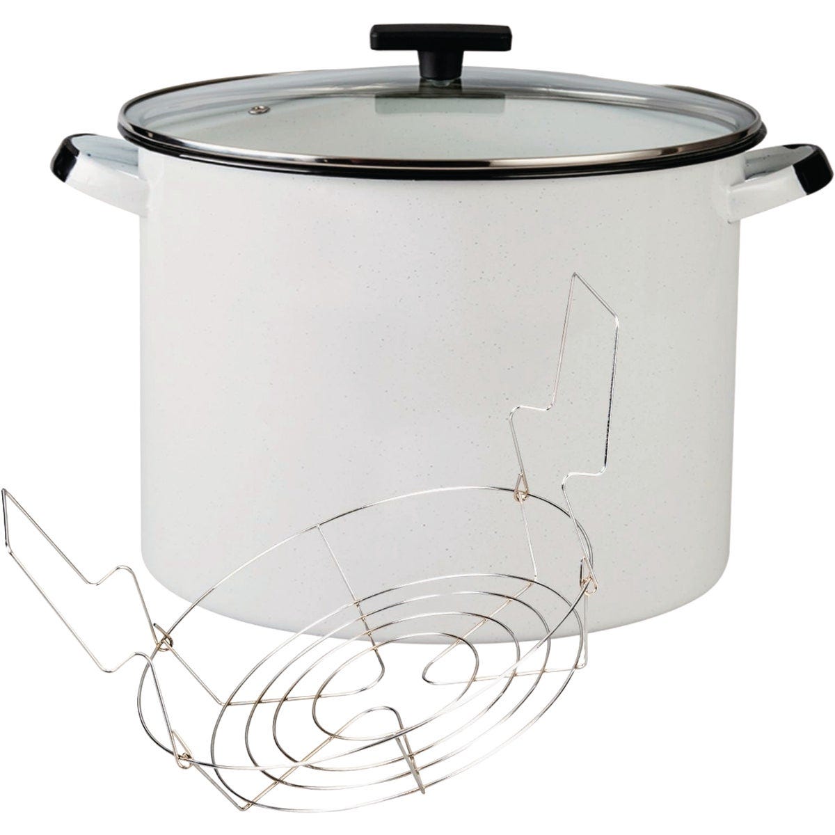 Graniteware 21 Qt. White 2-in-1 Canner and Stock Pot - photo 2