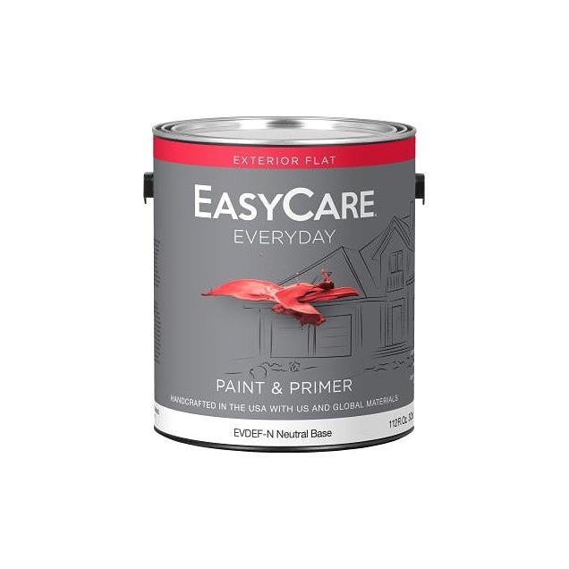 EasyCare Everyday 1 Gal. Flat Neutral Base Exterior Latex Paint EasyCare Everyday 1 Gal. Flat Neutral Base Exterior Latex Paint