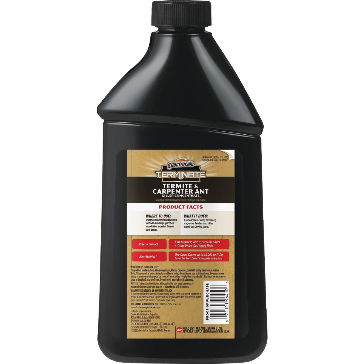 Spectracide Terminate 32 Oz. Concentrate Carpenter Ant & Termite Killer - photo 2 Spectracide Terminate 32 Oz. Concentrate Carpenter Ant & Termite Killer - photo 2