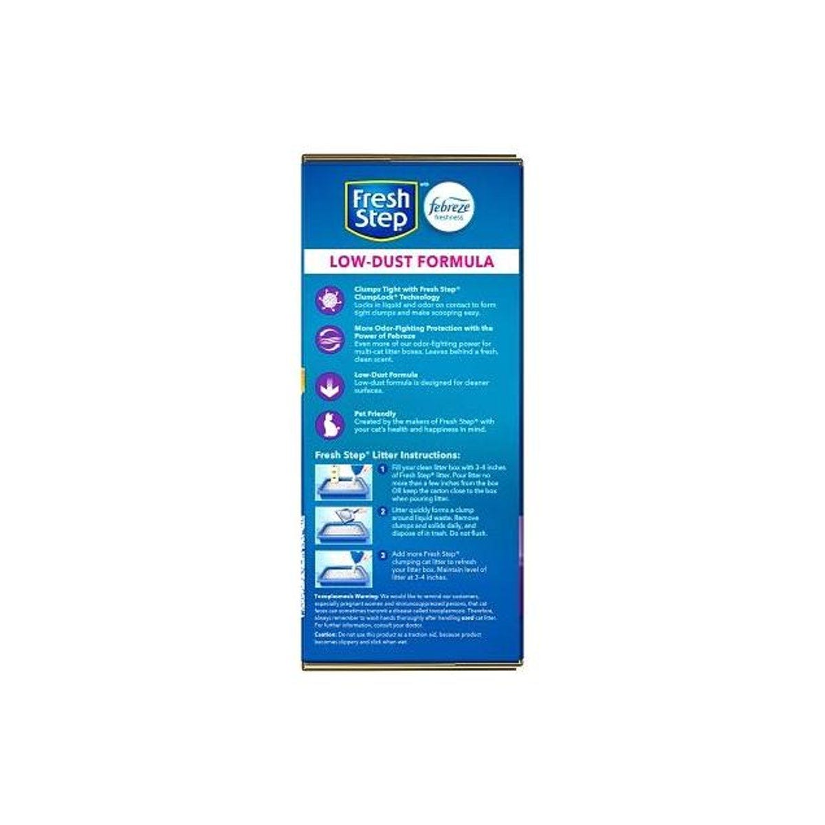Fresh Step 25 Lb. Multi-Cat Scented Scoopable Cat Litter - photo 3