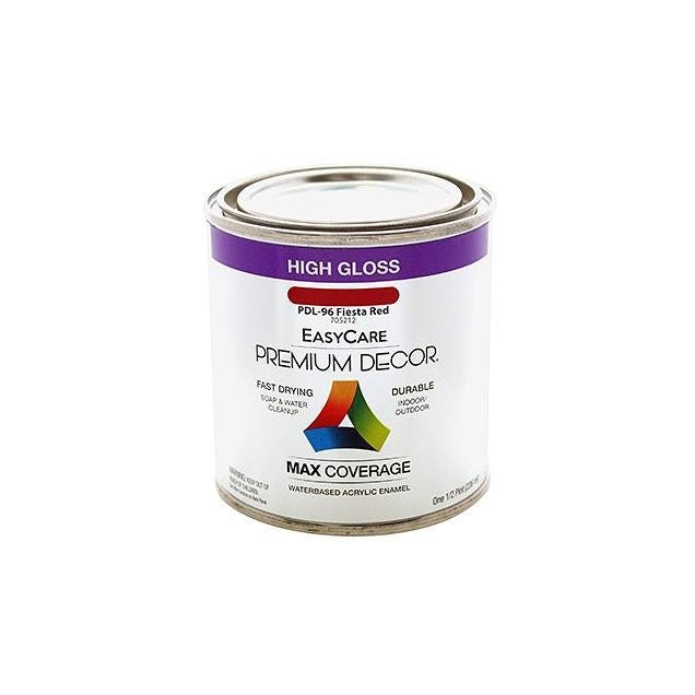 EasyCare Premium Decor 1 Qt. Hot Red Gloss Enamel Paint