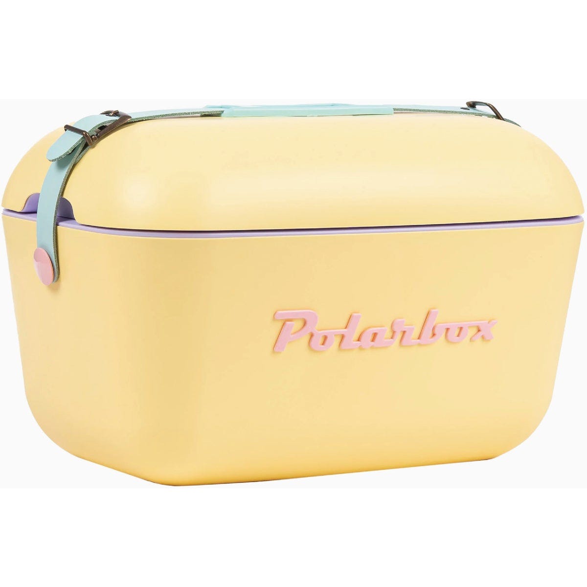 Polarbox Rainbow 13 Qt. Yellow with Cyan Strap Chest Cooler Polarbox Rainbow 13 Qt. Yellow with Cyan Strap Chest Cooler