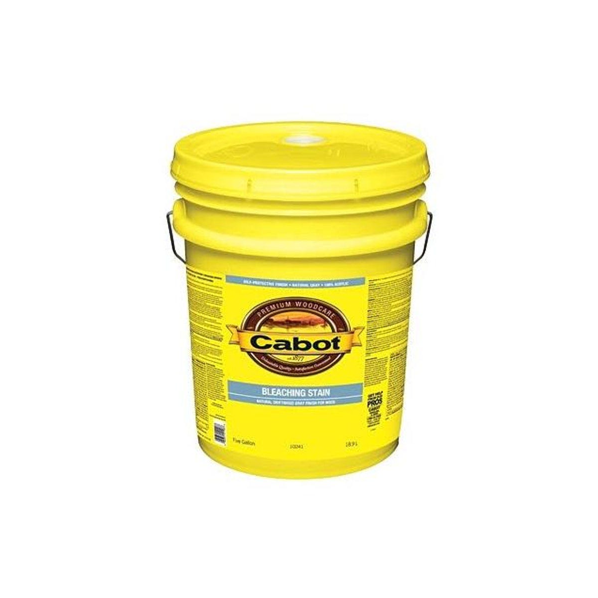 Cabot Acrylic Bleaching Stain, Natural Driftwood Gray, 5 Gal. Cabot Acrylic Bleaching Stain, Natural Driftwood Gray, 5 Gal.