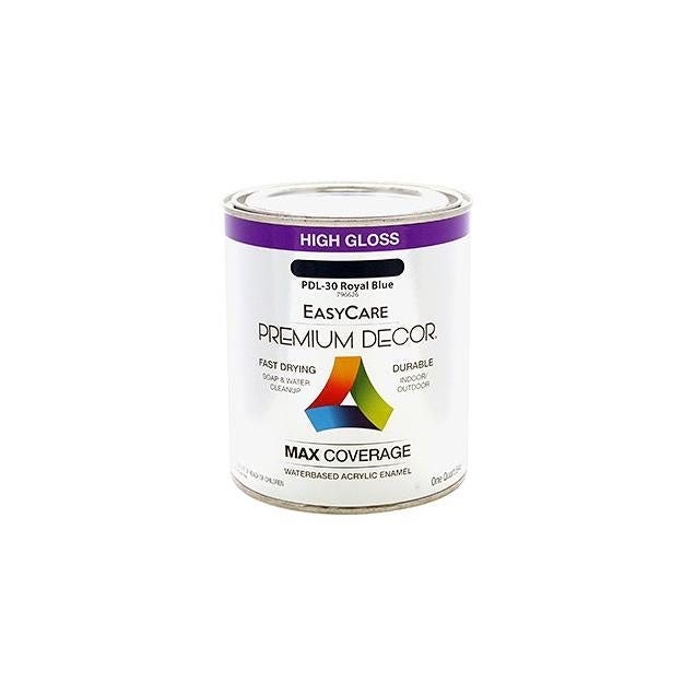 EasyCare Premium Decor 1 Qt. Royal Blue Gloss Enamel Paint