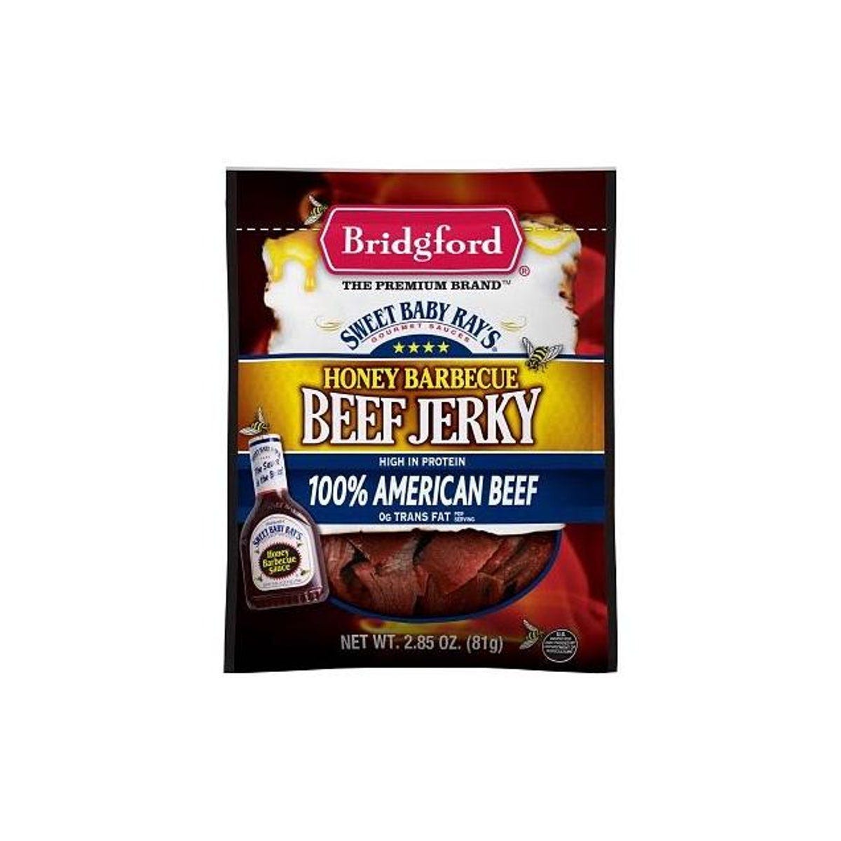 Sweet Bay Ray's 2.85 Oz. Honey BBQ Beef Jerky