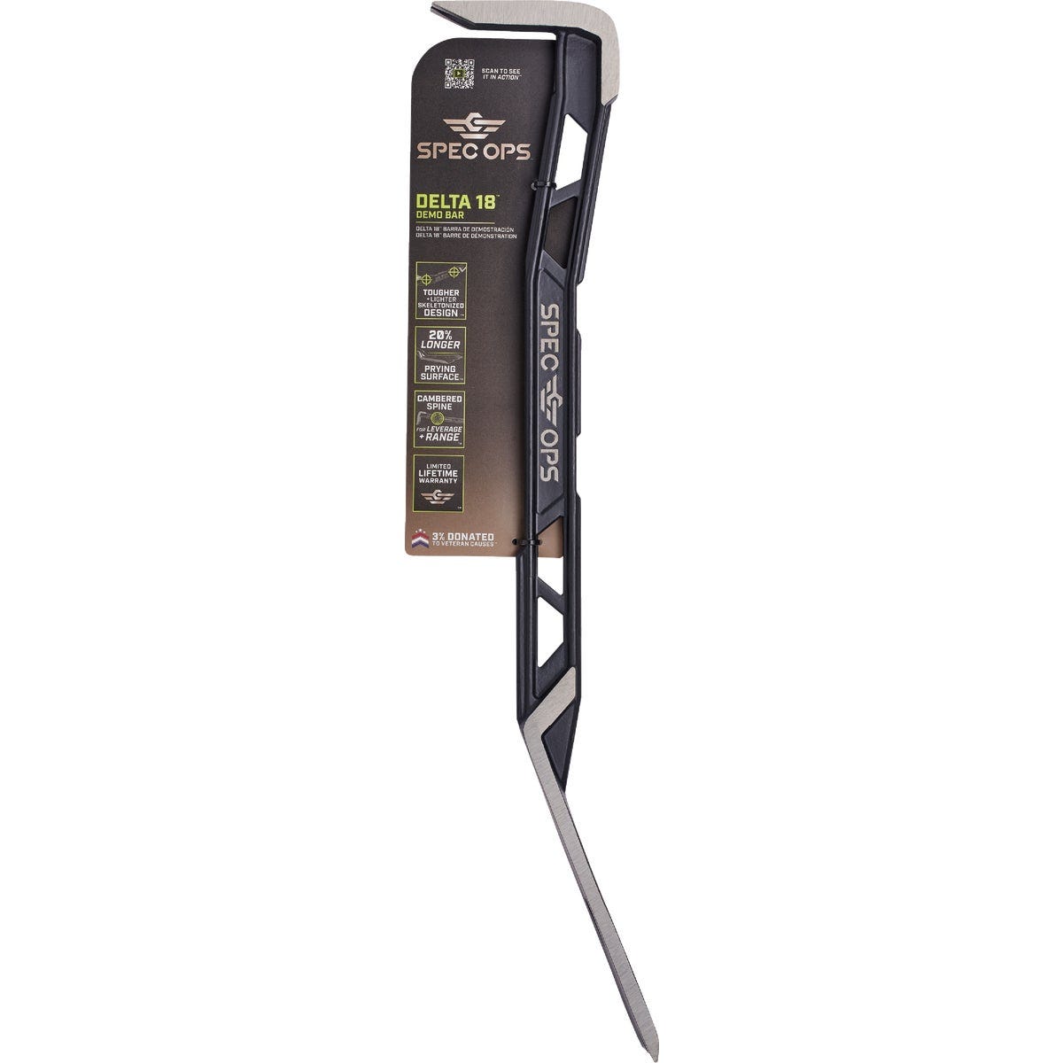 Spec Ops 18 In. High-Carbon Steel Flat Pry Bar - photo 2 Spec Ops 18 In. High-Carbon Steel Flat Pry Bar - photo 2