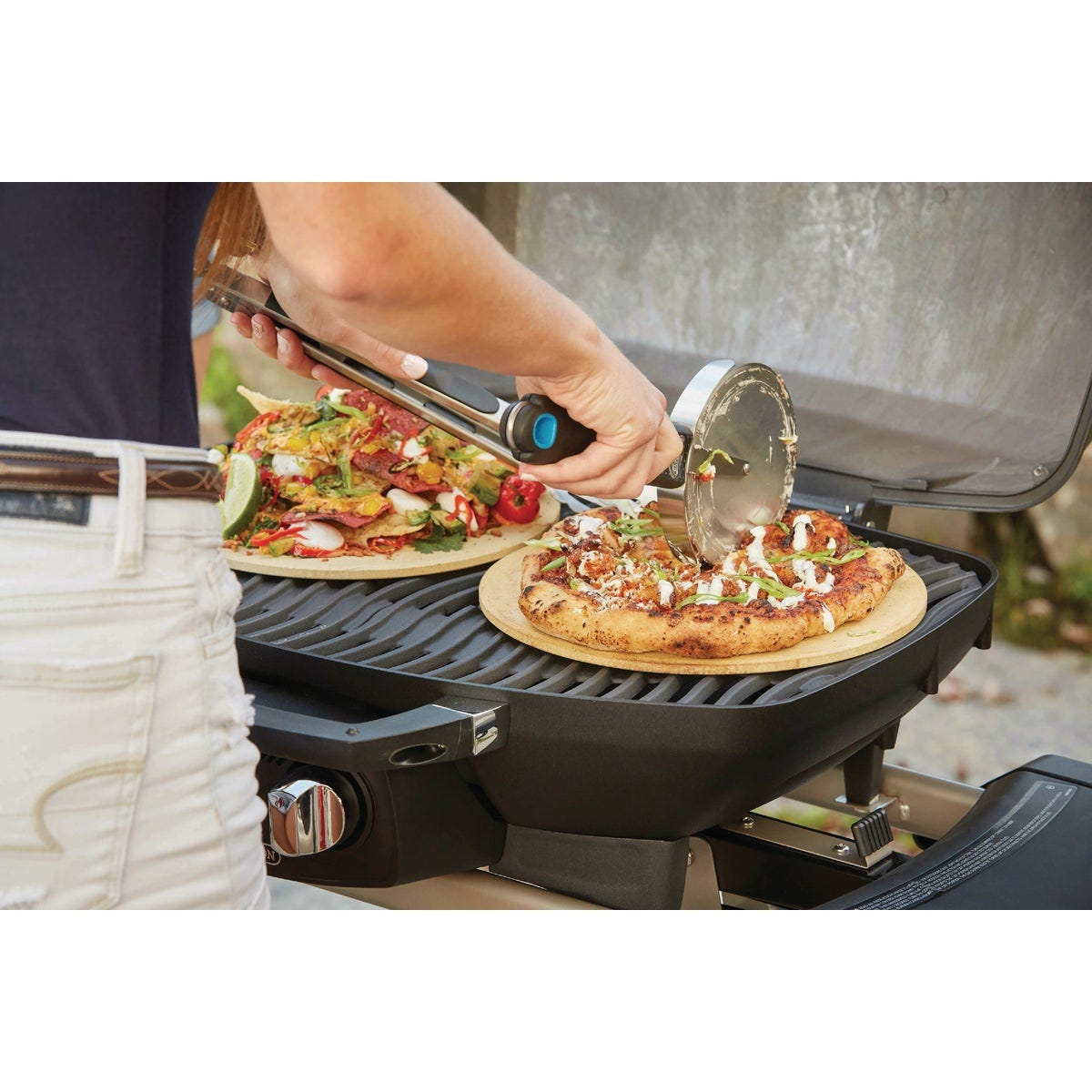 Napoleon TravelQ PRO285X Portable Propane Gas Grill with Scissor Cart, Black - photo 4