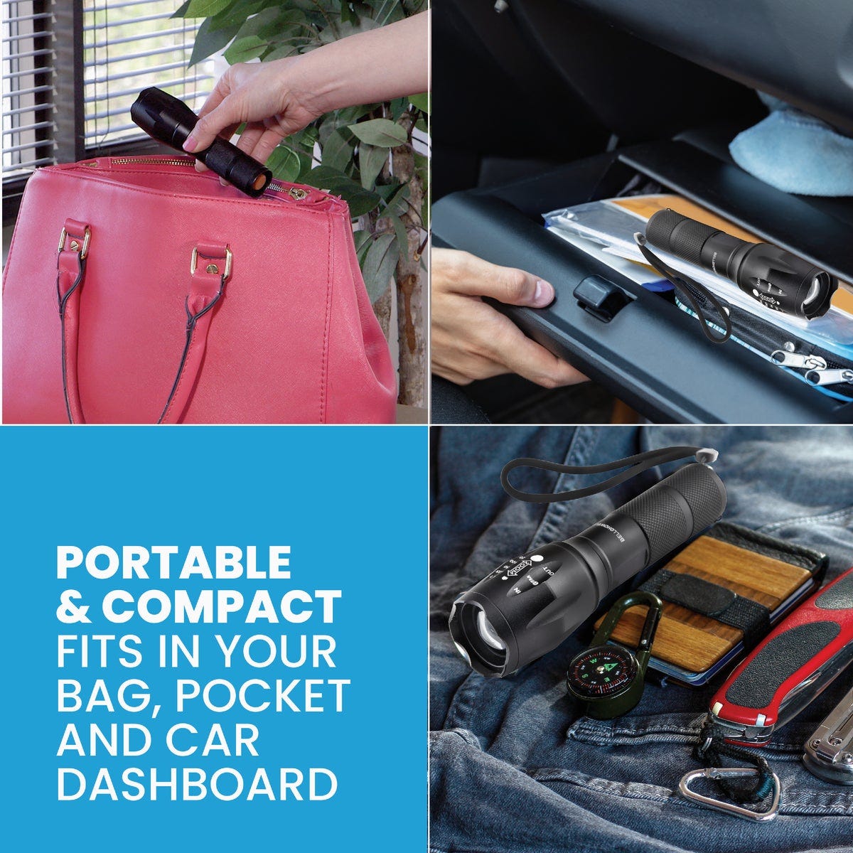 Bell+Howell Taclight Flashlights (3-Pack) - photo 3