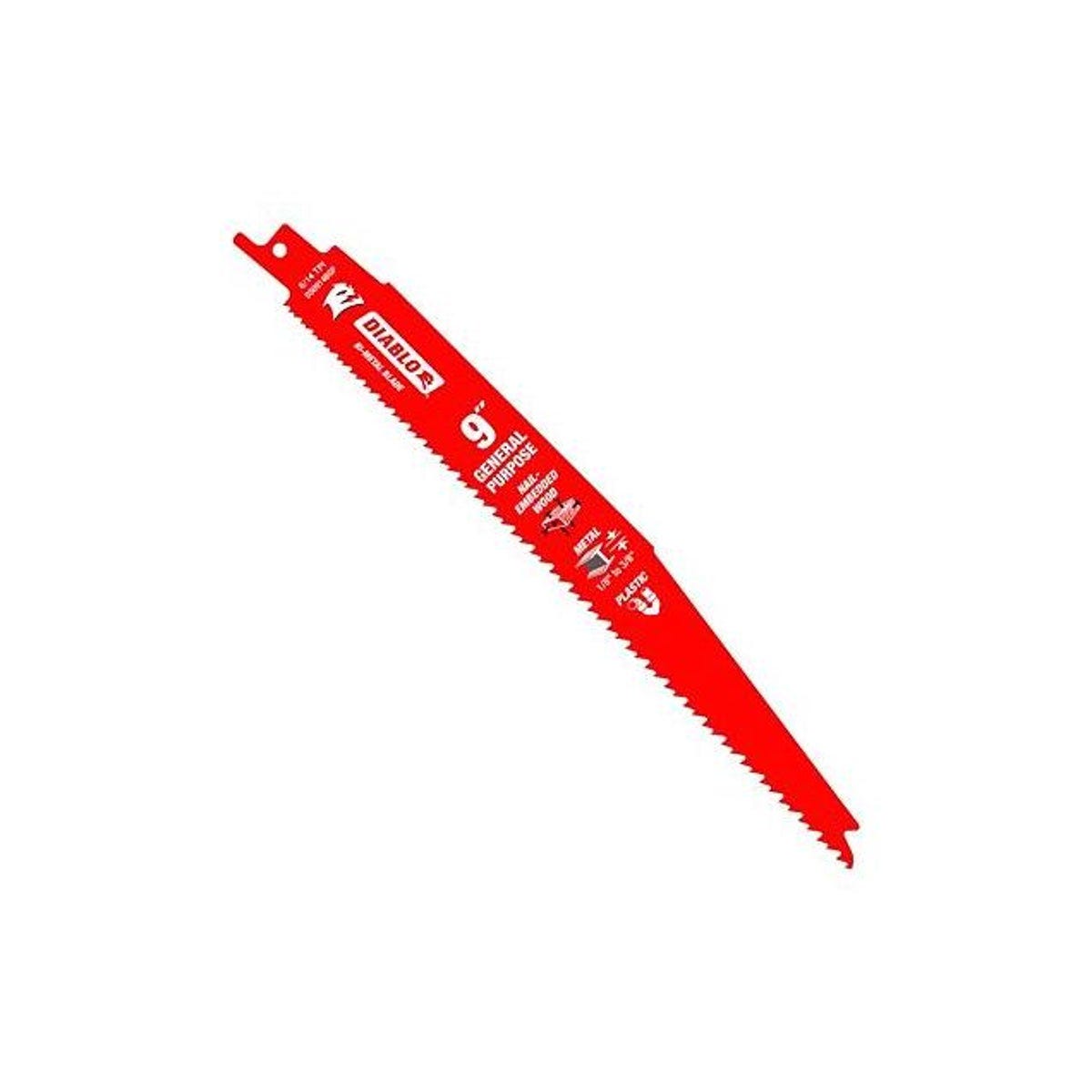 Diablo Demo Demon 9 In. 8/14 TPI Reciprocating Blades (15-Pack)