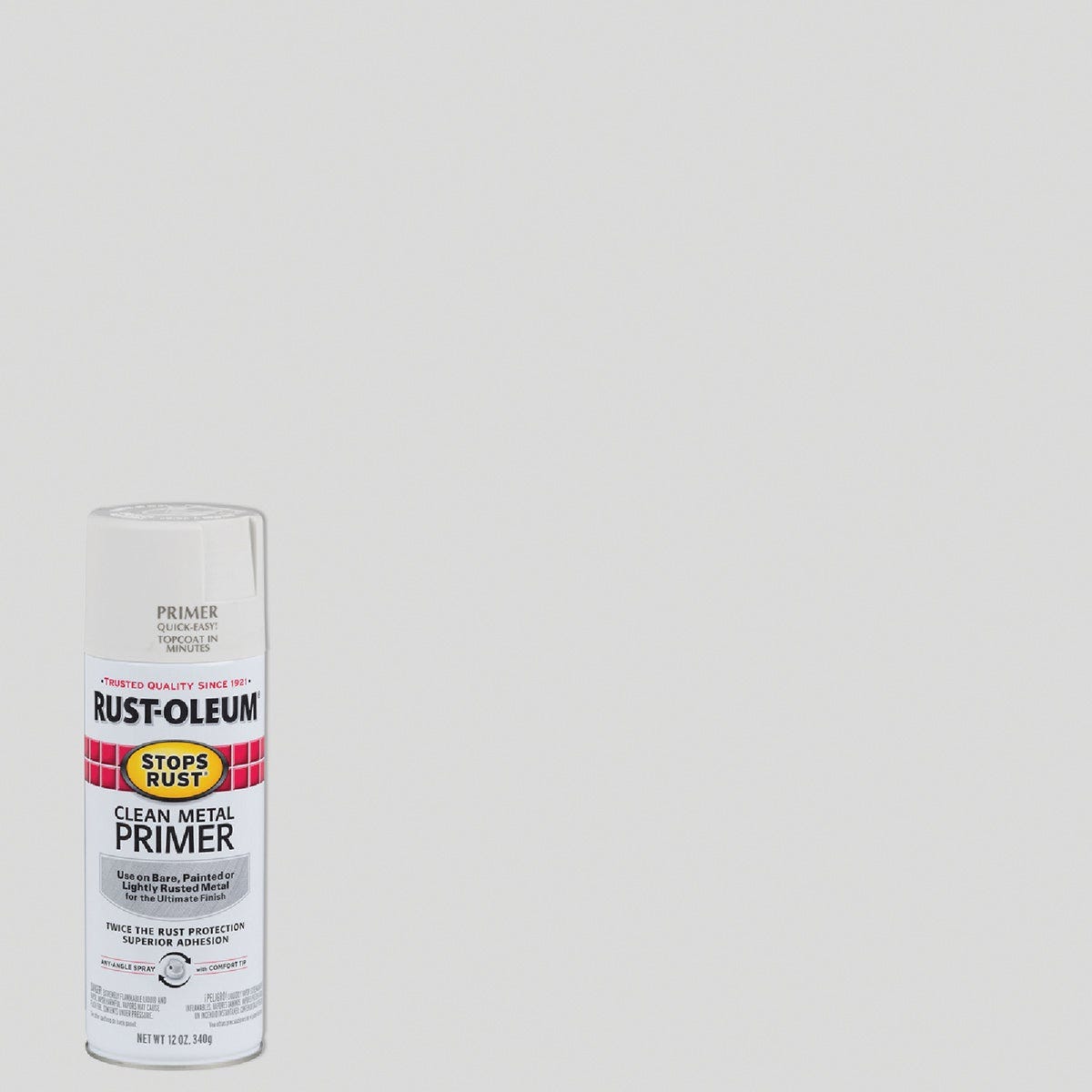 Rust-Oleum 12 Oz. White Clean Metal Spray Primer Rust-Oleum 12 Oz. White Clean Metal Spray Primer