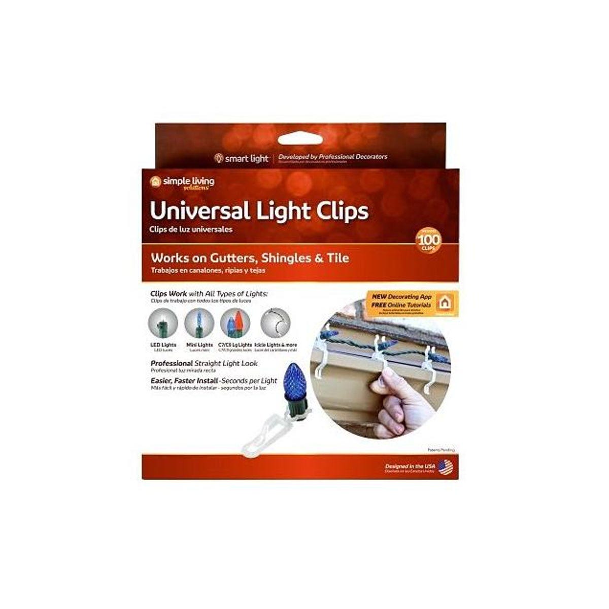 Simple Living Solutions Light Clips (100 Ct.) Simple Living Solutions Light Clips (100 Ct.)