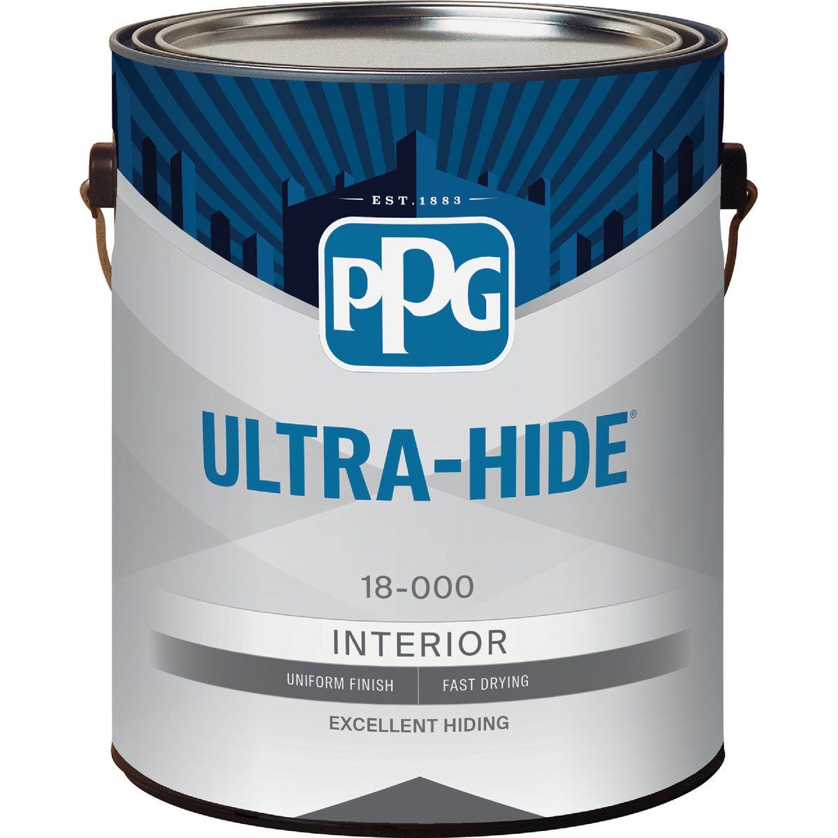 Ultra-Hide Interior Latex Paint Flat Midtone Base Gallon