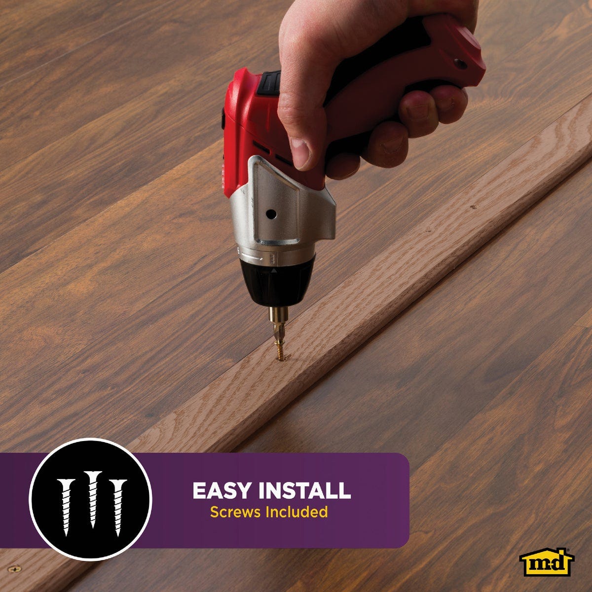 M-D Building Products 1-3/4 In. x 72 In. Unfinished Hardwood Seam Binder with Screws - photo 3 M-D Building Products 1-3/4 In. x 72 In. Unfinished Hardwood Seam Binder with Screws - photo 3