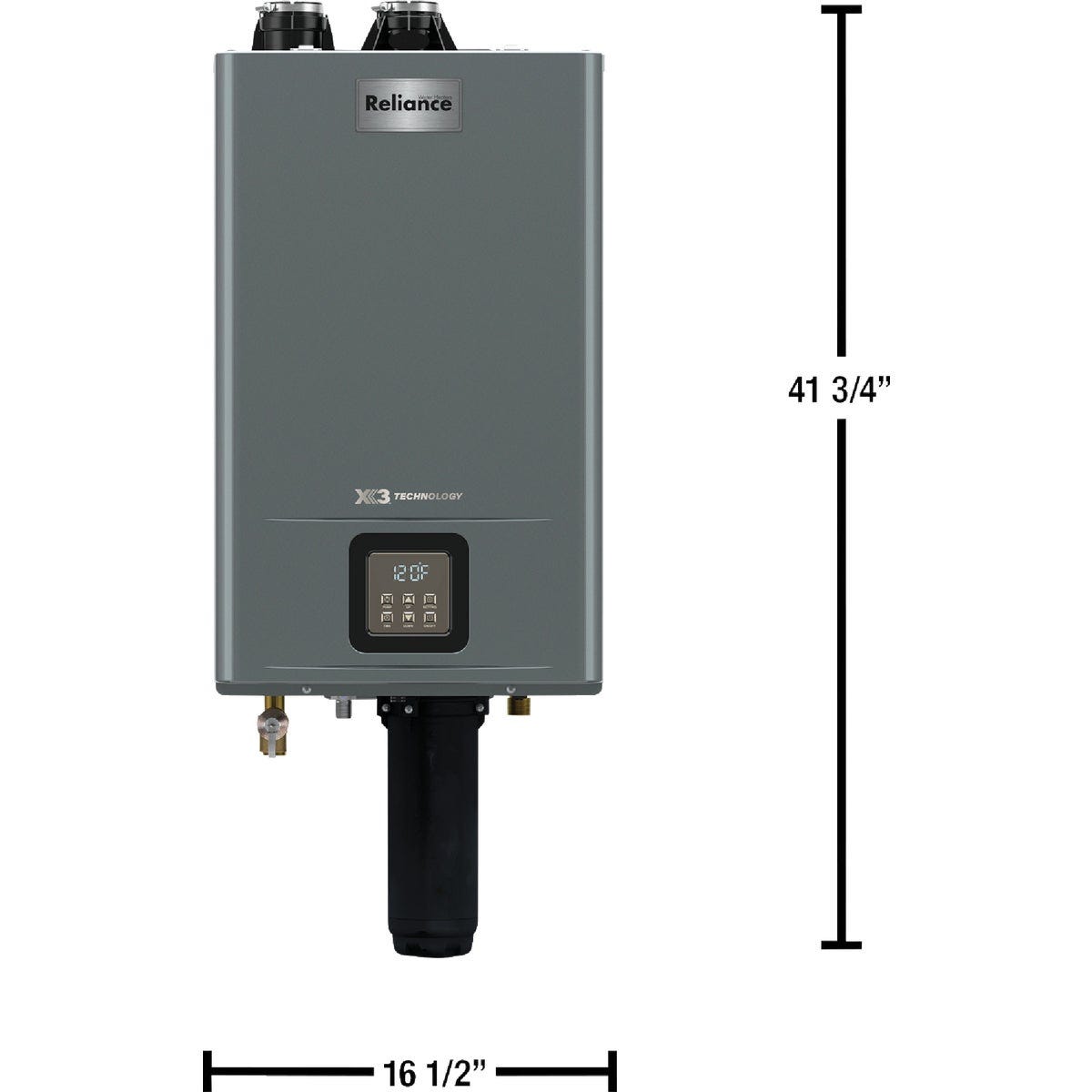 Reliance Premium Condensing 199,000 BTU Natural Gas or Propane Tankless Water Heater Reliance Premium Condensing 199,000 BTU Natural Gas or Propane Tankless Water Heater