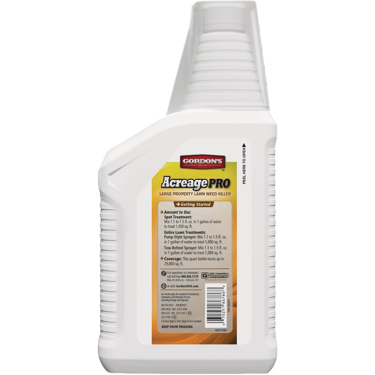 Gordon's Acreage Pro 1 Qt. Concentrate Large Property Lawn Weed Killer - photo 2 Gordon's Acreage Pro 1 Qt. Concentrate Large Property Lawn Weed Killer - photo 2