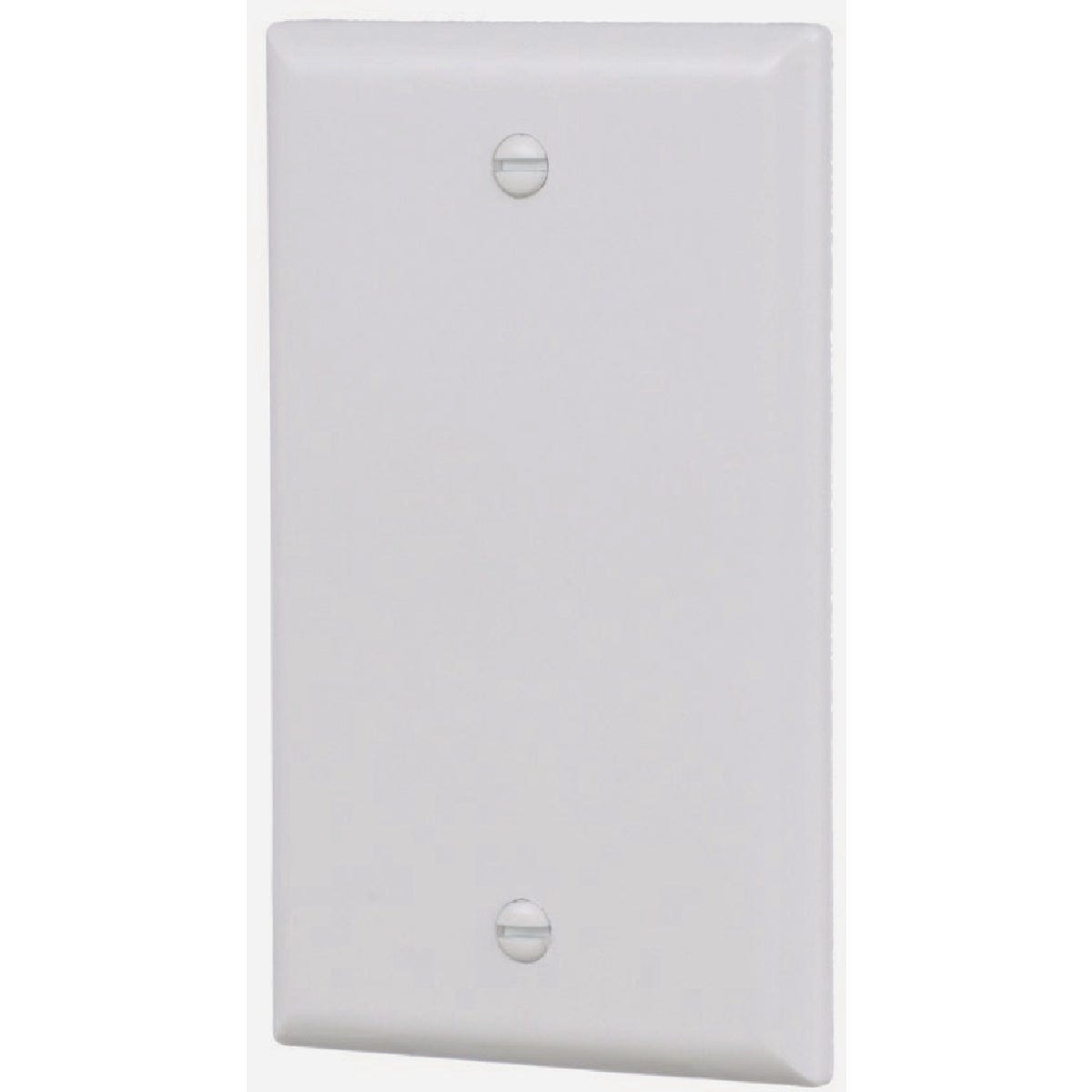 Eaton 1-Gang Standard Telephone & Coaxial Plastic Blank Wall Plate, White- - photo 5