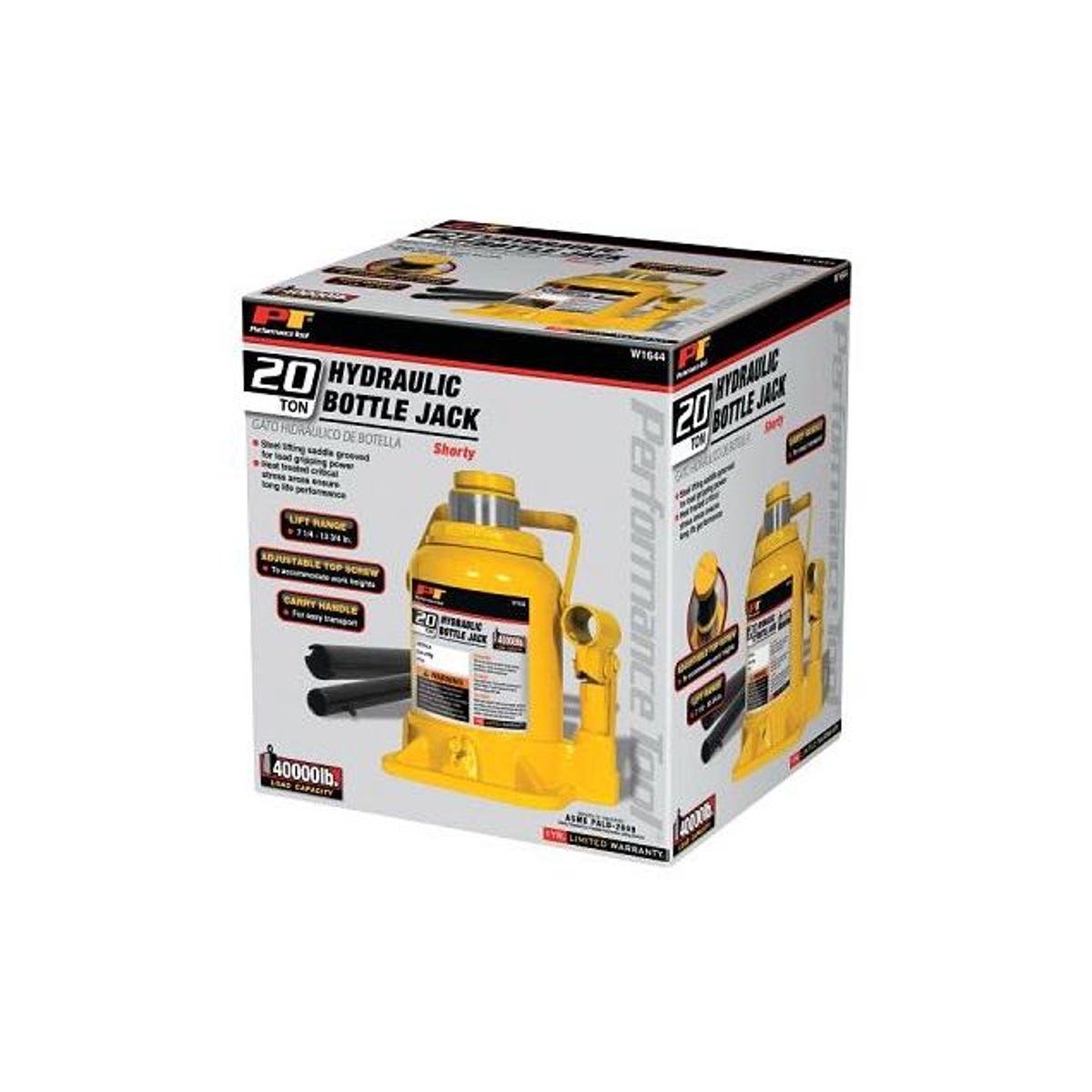 Performance Tool 20-Ton Shorty Hydraulic Bottle Jack - photo 2