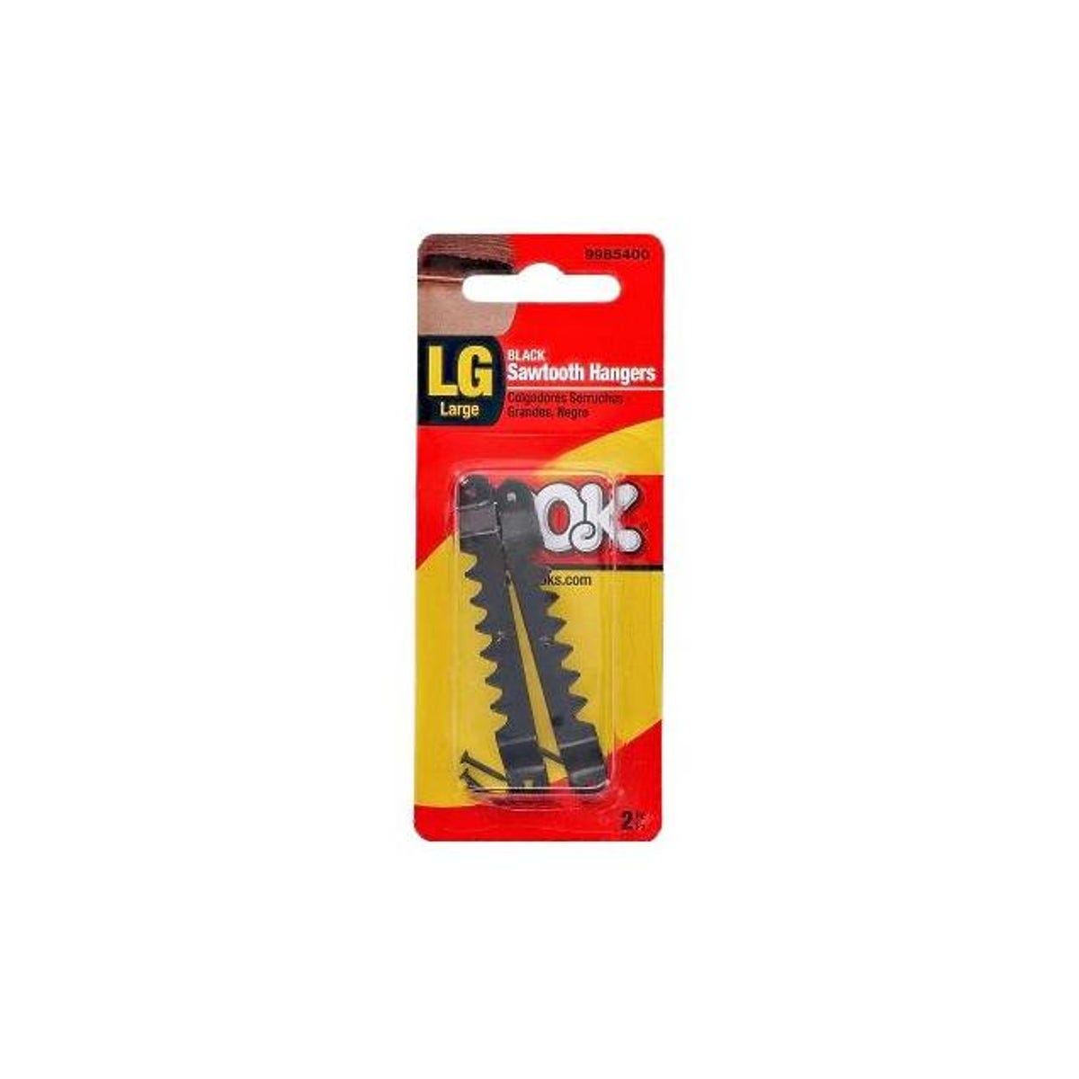 OOK Large Black Sawtooth Picture Hanger (2-Pack) - photo 3 OOK Large Black Sawtooth Picture Hanger (2-Pack) - photo 3