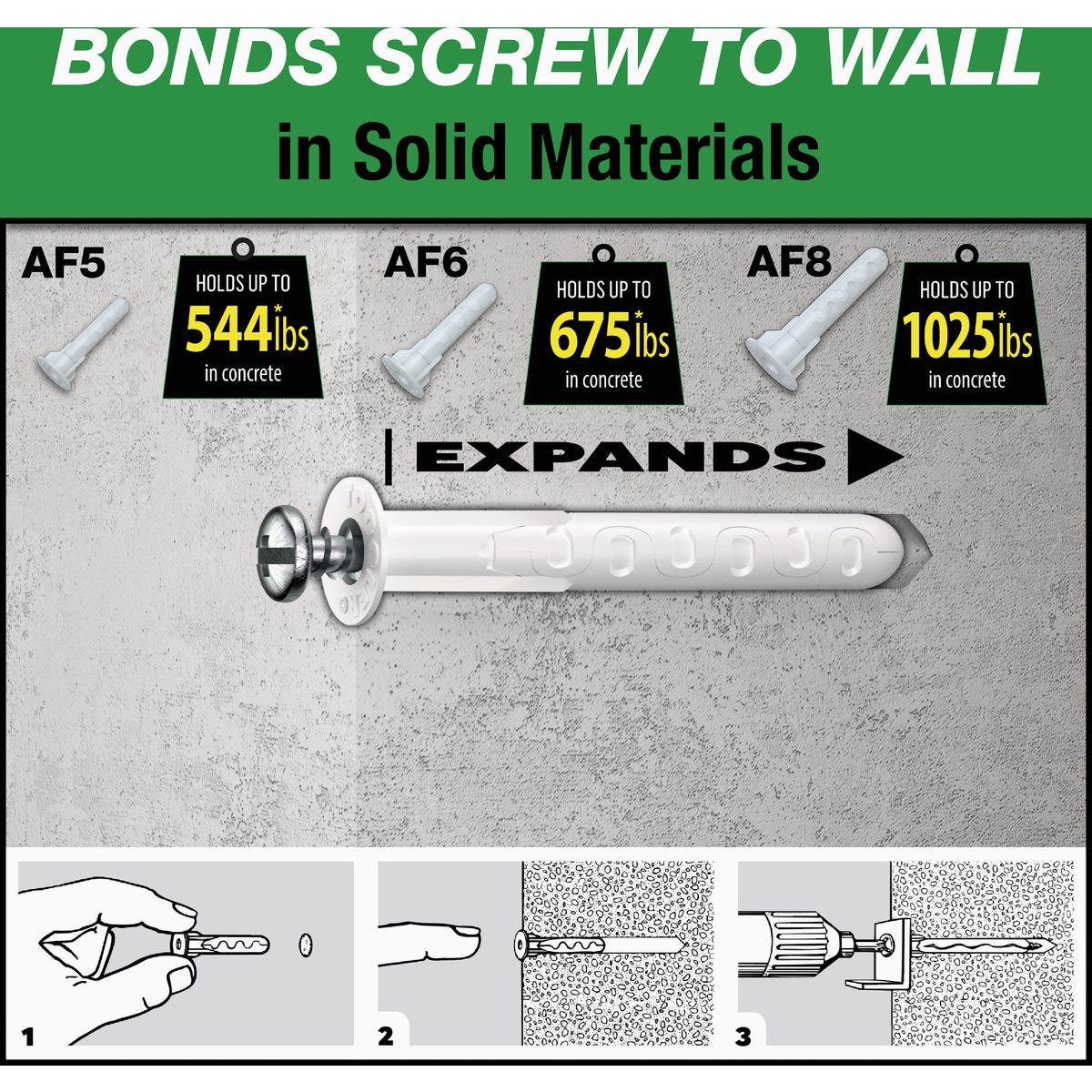 Toggler Alligator #10 x 1-1/2 In. Concrete & Drywall Anchors (6-Count) - photo 5 Toggler Alligator #10 x 1-1/2 In. Concrete & Drywall Anchors (6-Count) - photo 5