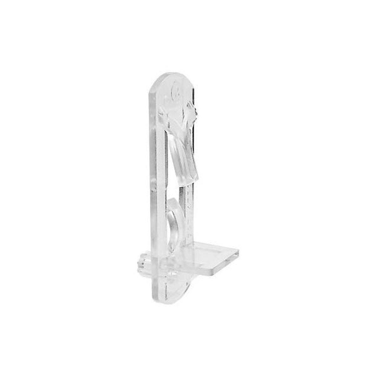 Prime Line 1/4 In. x 1/2 In. Clear Plastic Shelf Support Peg (4-Pack)