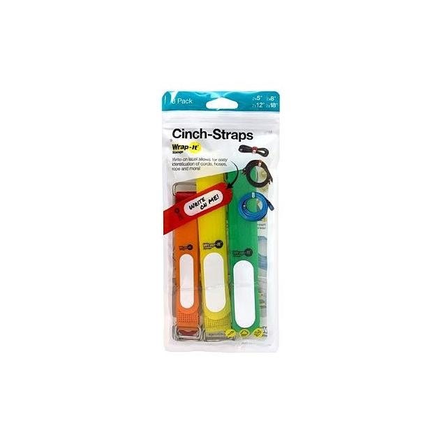Wrap-It Storage Cinch-Strap Storage Straps (8-Pack)