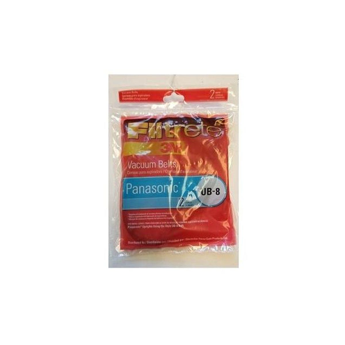 3M Filtrete Panasonic Type UB-8 7300 Series Uprights Vacuum Cleaner Belt (2-Pack) - photo 2