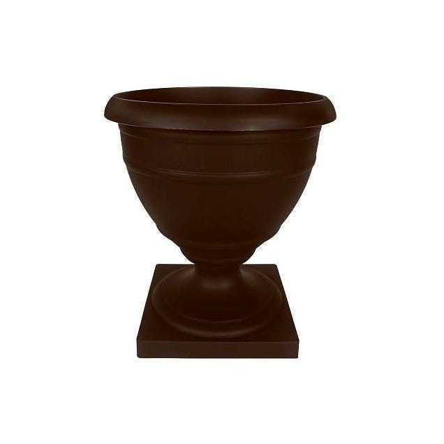 HC 16 In. Resin Black Grecian Urn